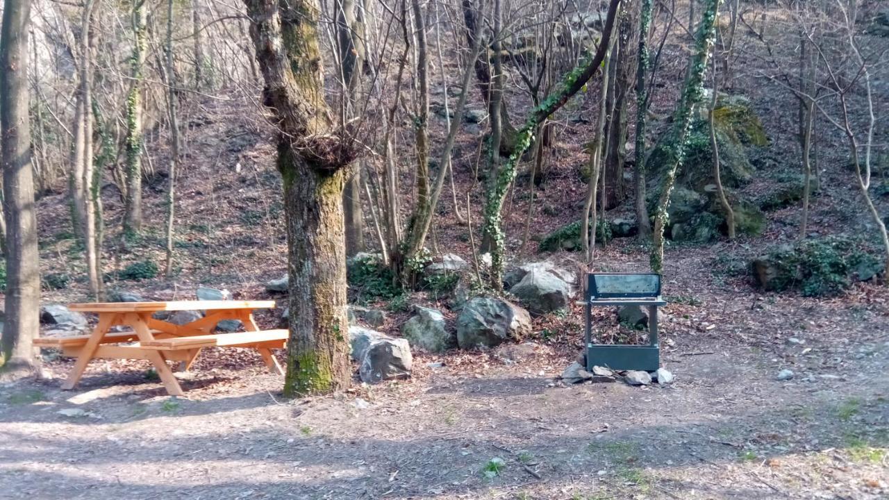הוילה Caprie Casa Del Rustico, Indipendente Vista Sacra Con Dipinto מראה חיצוני תמונה