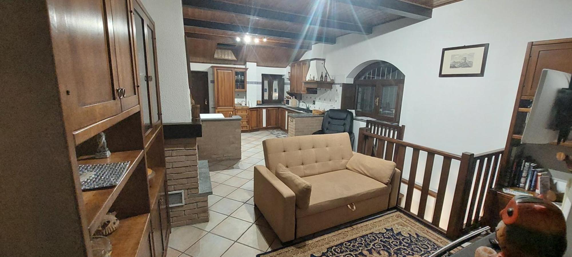 הוילה Caprie Casa Del Rustico, Indipendente Vista Sacra Con Dipinto חדר תמונה